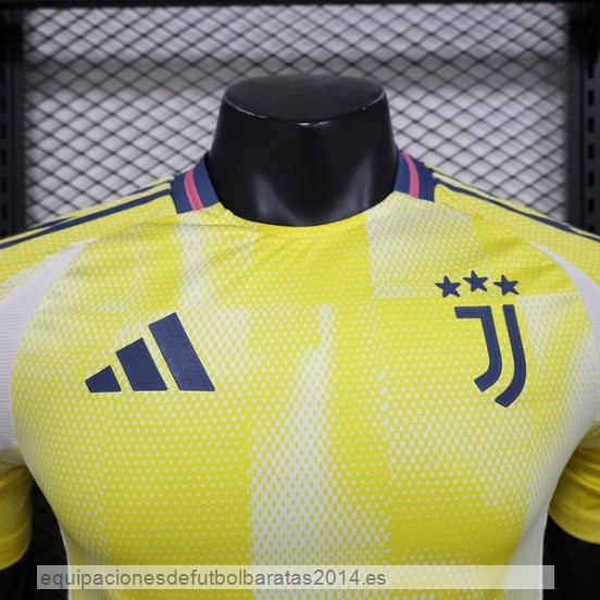 Nuevo 2ª Jugadores Camiseta Juventus 24/25 Amarillo Baratas
